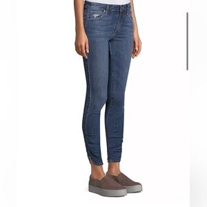 Joes Jeans Icon Kamala Mid-Rise Skinny Jeans Ruched Ankle Size 28